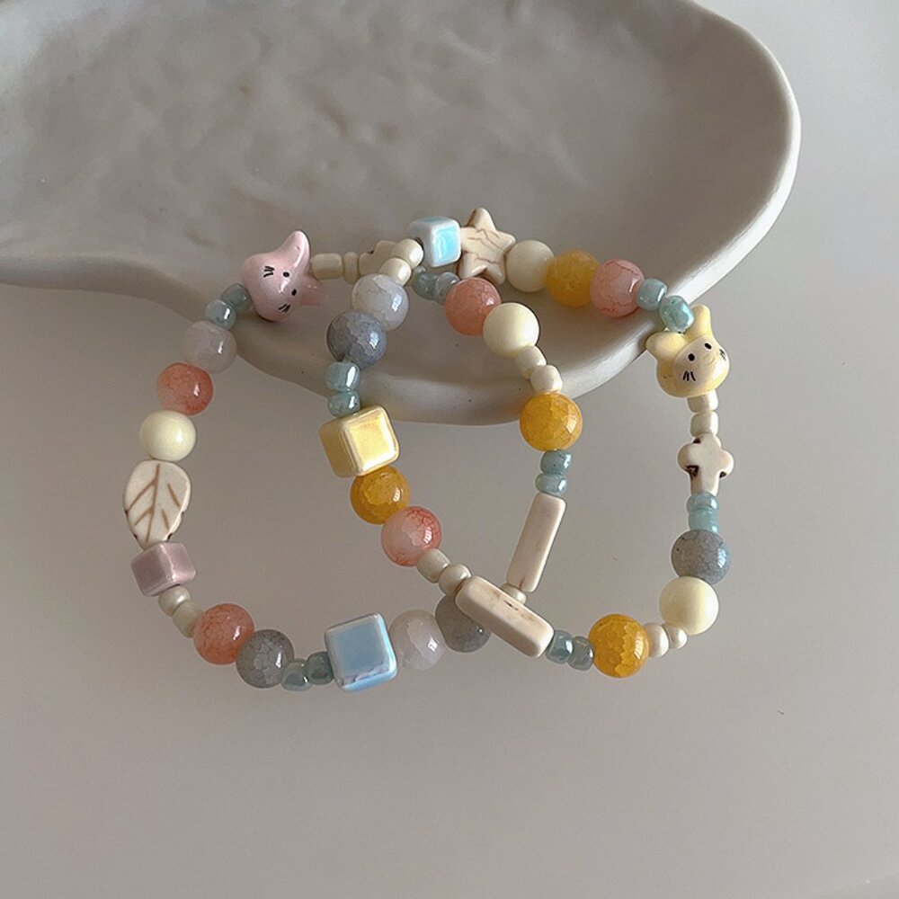 Bunny Color Beads Bracelet